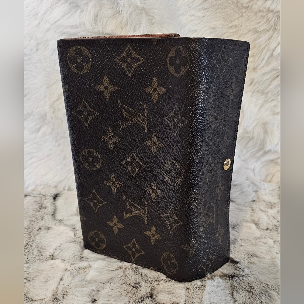 Louis Vuitton Monogram Black and Brown Sarah Wallet - Picture 15 of 16